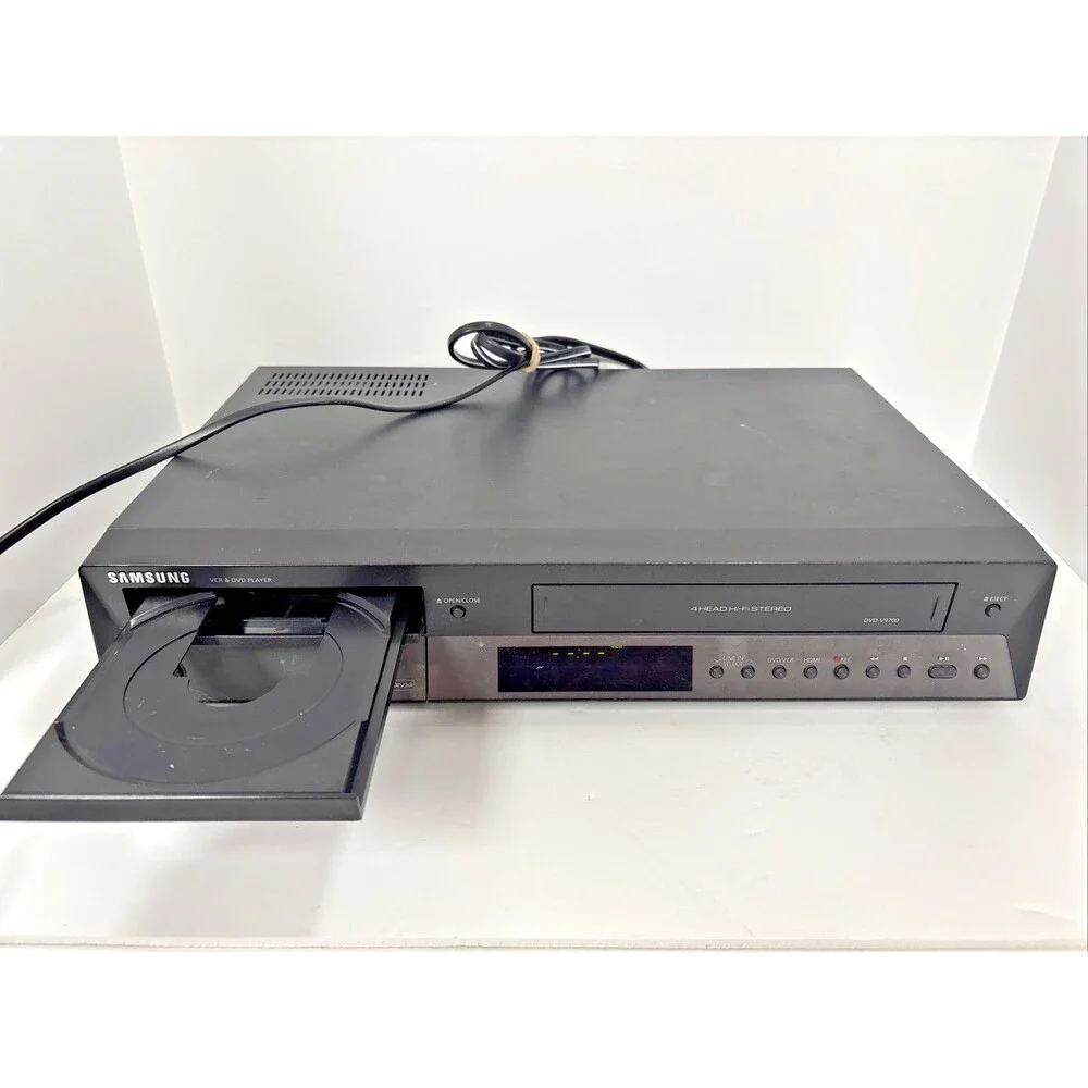 Samsung DVD-V9700 DVD VCR Combo Player HDMI/RCA - Tested Working No Remote